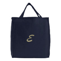Embroidery Monogram Letter E Initial