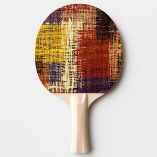 Embroidery ornament, coloured lines, bohemian styl ping pong paddle