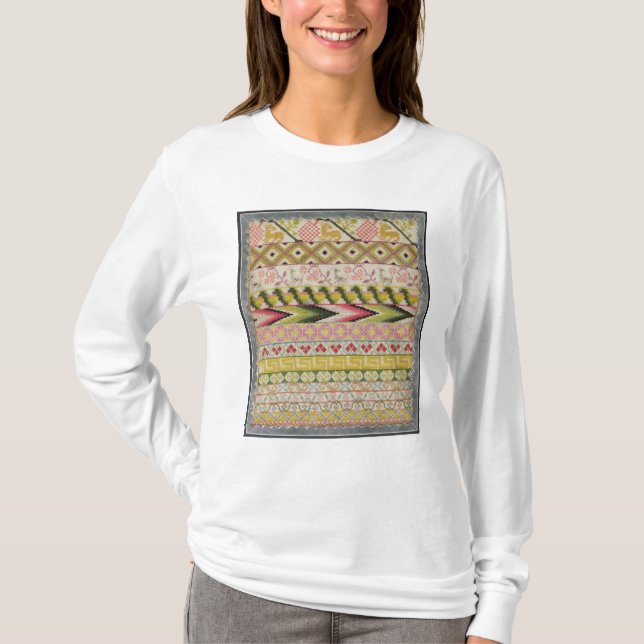 Embroidery sampler T-Shirt (Front)