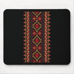 Embroidery Ukraine Vyshyvanka Print Ethnic Pattern Mouse Pad