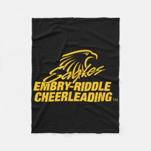 Embry-riddle Aeronautical Eagles Cheerleading Spor Fleece Blanket
