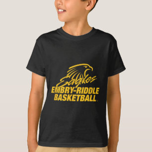 Embry-riddle Aeronautical Eagles Sketll Sports Fan T-Shirt