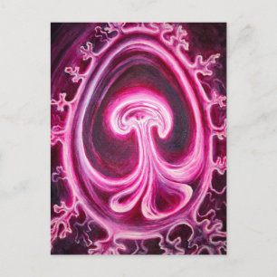 Embryo with placenta postcard