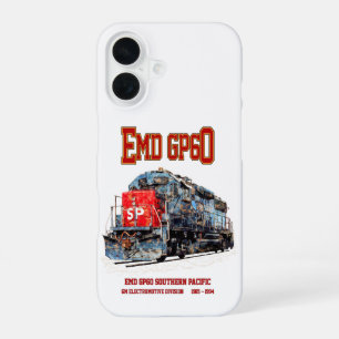 EMD GP60 Diesel Locomotive of Southern Pacific iPhone 16 Case