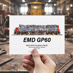 EMD GP60 Diesel Locomotive of Southern Pacific Postcard