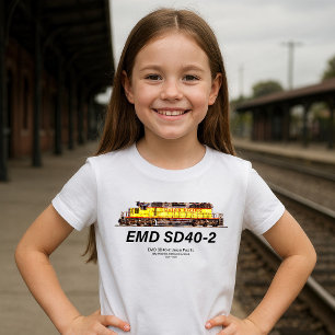 EMD SD40-2 Diesel Locomotive. Union Pacific T-Shirt