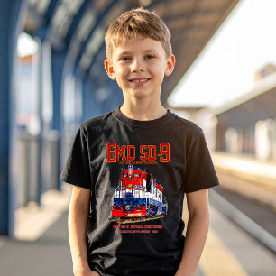EMD SD-9 USA 250th Anniversary Heritage Locomotive T-Shirt