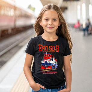 EMD SD-9 USA 250th Anniversary Heritage Locomotive T-Shirt