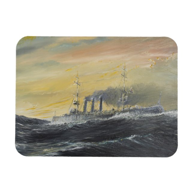 Emden rides the waves Indian Ocean 1914 2011 Magnet (Horizontal)