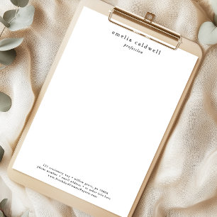 EMELIA Boho Personal Business Professional Company Custom Letterhead