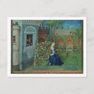 Emelye in her garden. The imprisoned knights Palam Postcard