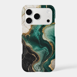 Emerald Agate Marble Phone Case, iPHONE 18