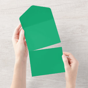 Emerald All-in-One Wedding Invite – Customisable