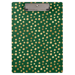 Emerald and Gold Safari Series Design 11 Clipboard