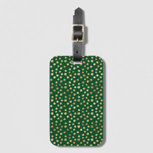 Emerald and Gold Safari Series Design 11 Luggage Tag