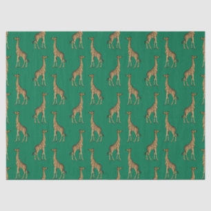 Emerald and Gold Safari Series Design 7 Tissue Paper