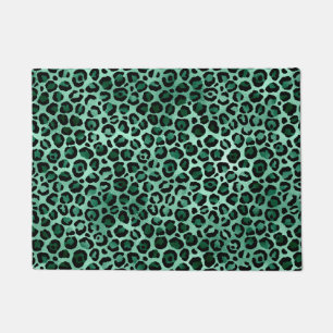 Emerald and Gold Safari Series Design 9 Doormat