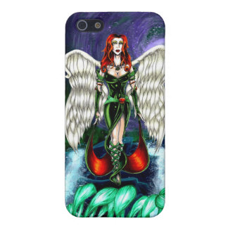 Emerald Angel iPhone 5/5s Matte case by "CaseSavvy