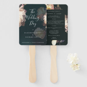 Emerald Antique Vintage Wedding Hand Fan