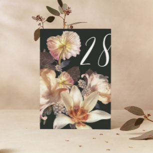 Emerald Antique Vintage Wedding Table Numbers