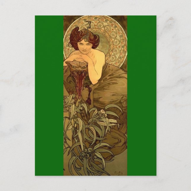 Emerald - Art Nouveau Postcard (Front)