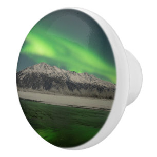 Emerald Aurora Ceramic Knob