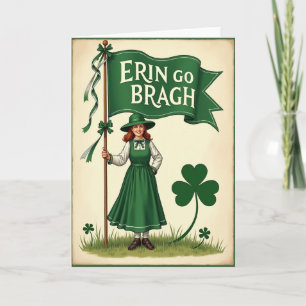 Emerald Banner Irish Pride Card