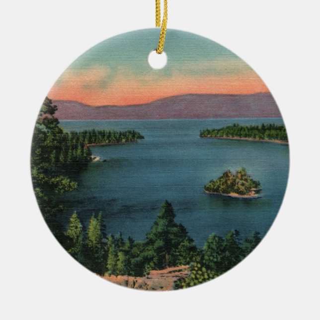 Emerald Bay - Lake Tahoe Ornament (Front)