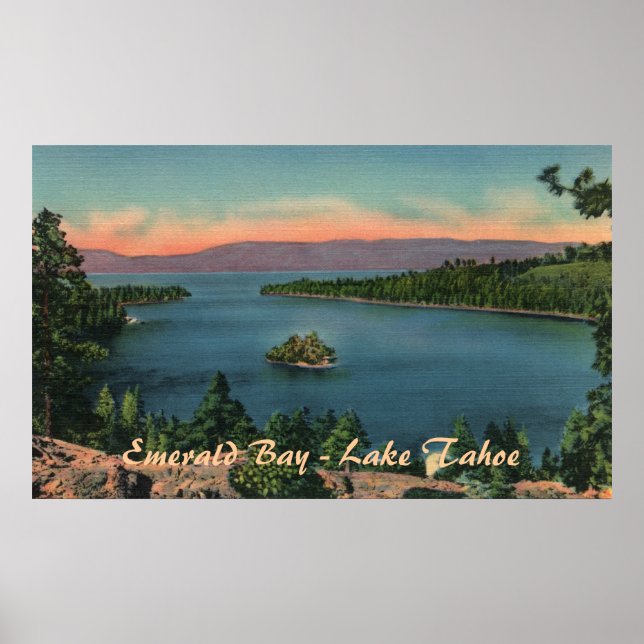 Emerald Bay - Lake Tahoe Poster (Front)