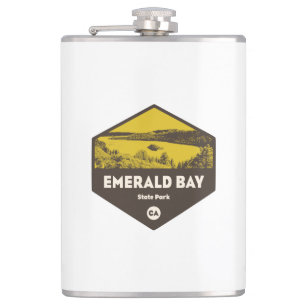 Emerald Bay State Park, California Hip Flask