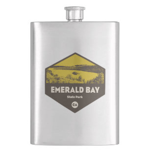 Emerald Bay State Park, California Hip Flask