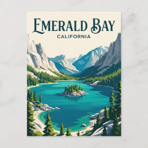 Emerald Bay State Park USA Postcard