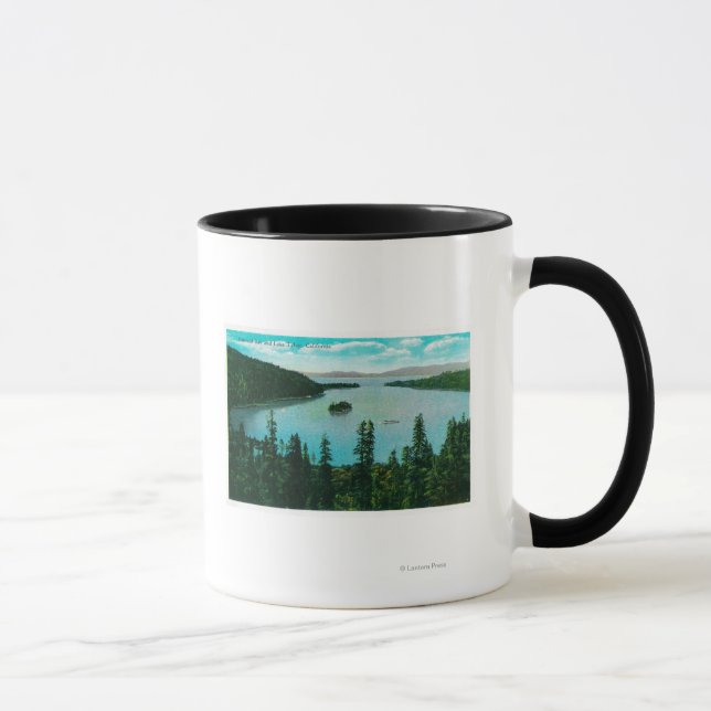 Emerald Bay View on Lake TahoeLake Tahoe, CA Mug (Right)