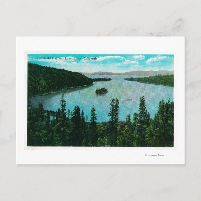 Emerald Bay View on Lake TahoeLake Tahoe, CA Postcard (Front)
