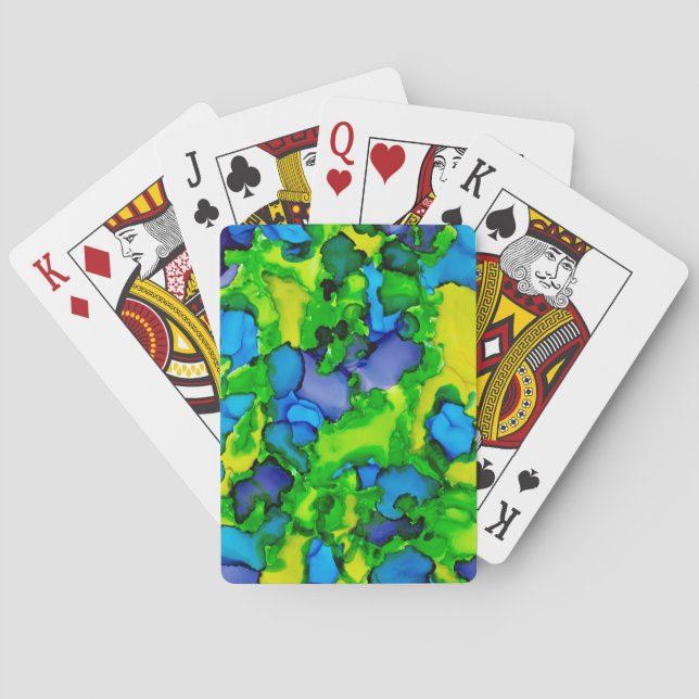 Emerald Bliss Playing Cards (Back)
