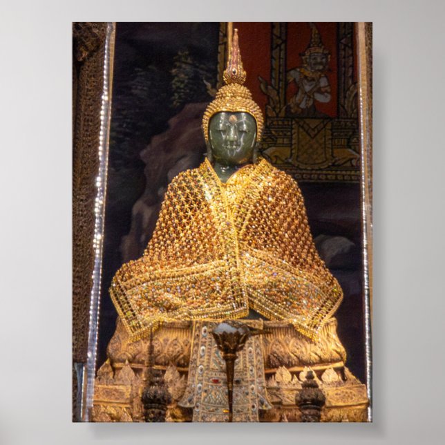 Emerald Buddha statue Poster (Front)
