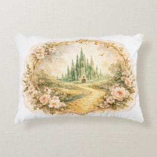 Emerald Castle Fairytale Decorative Cushion
