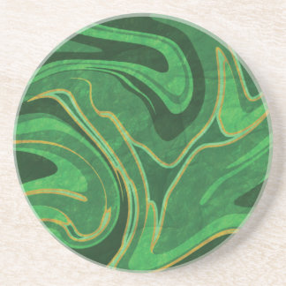 Emerald City Marble Coaster