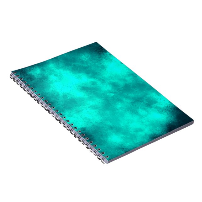 Emerald Cloud Effect Notebook (Right Side)