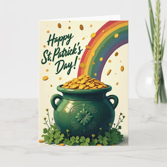 Emerald Coins Luck Card (Front)