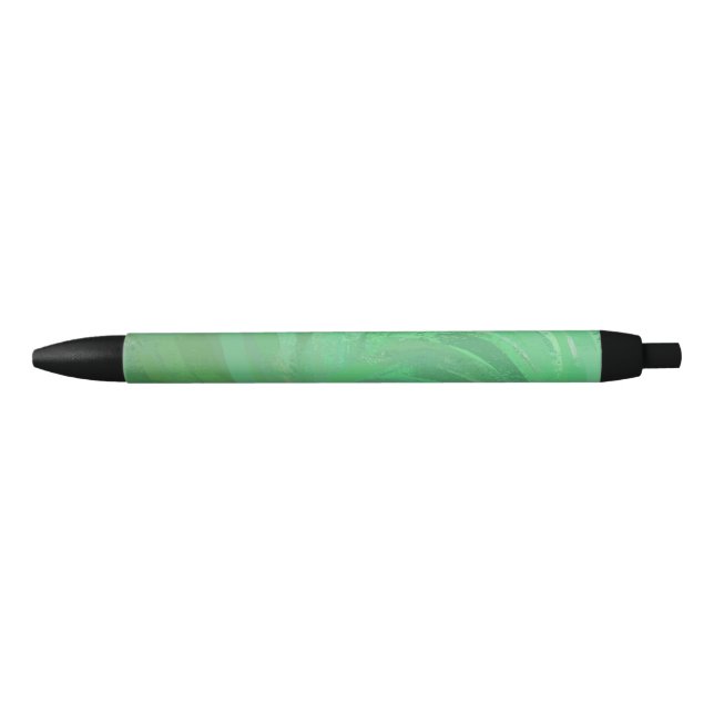 Emerald Cream Black Ink Pen (Front)