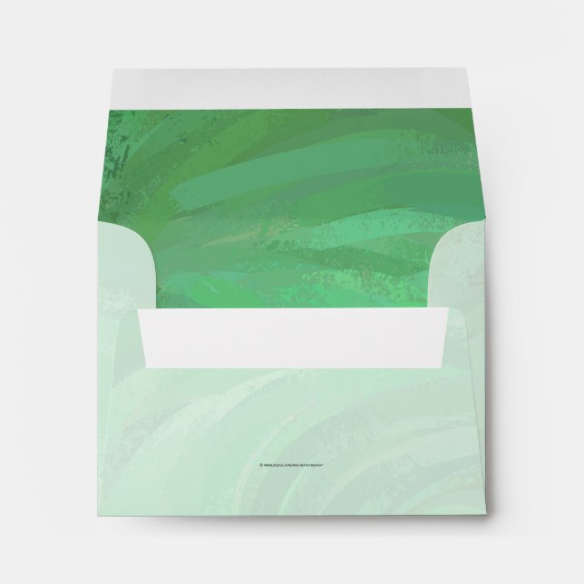Emerald Cream Envelope (Back (Bottom))