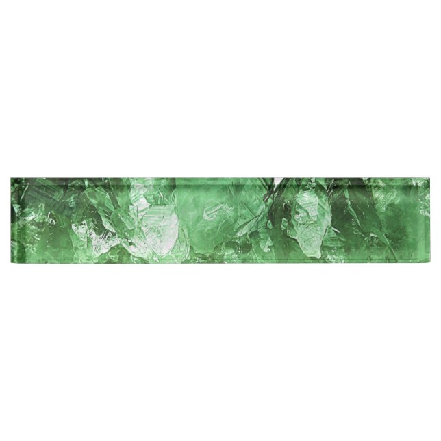 Emerald Crystal Nameplate (Front)