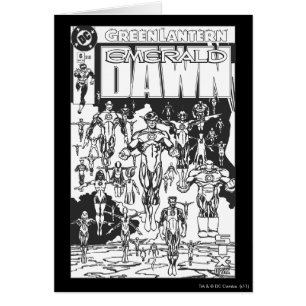 Emerald Dawn Cover, Black and White
