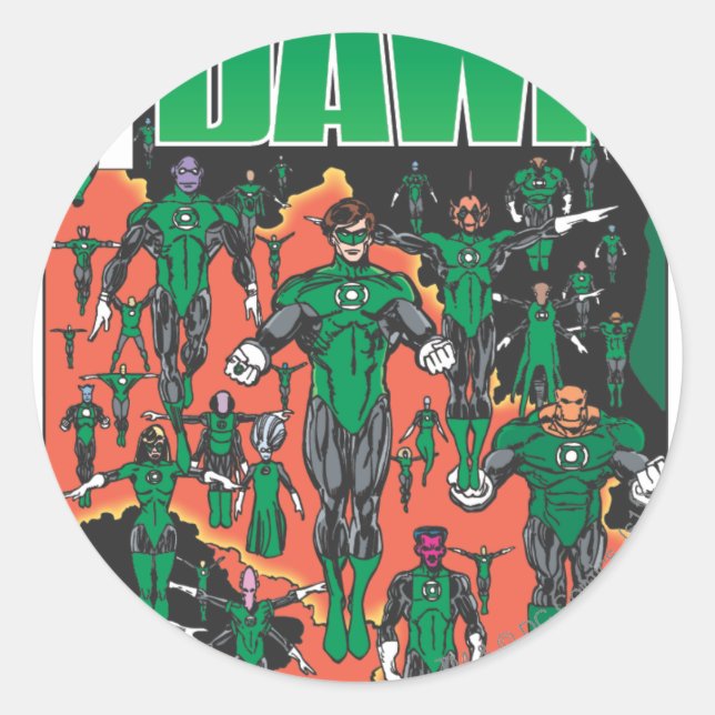 Emerald Dawn Cover Classic Round Sticker (Front)