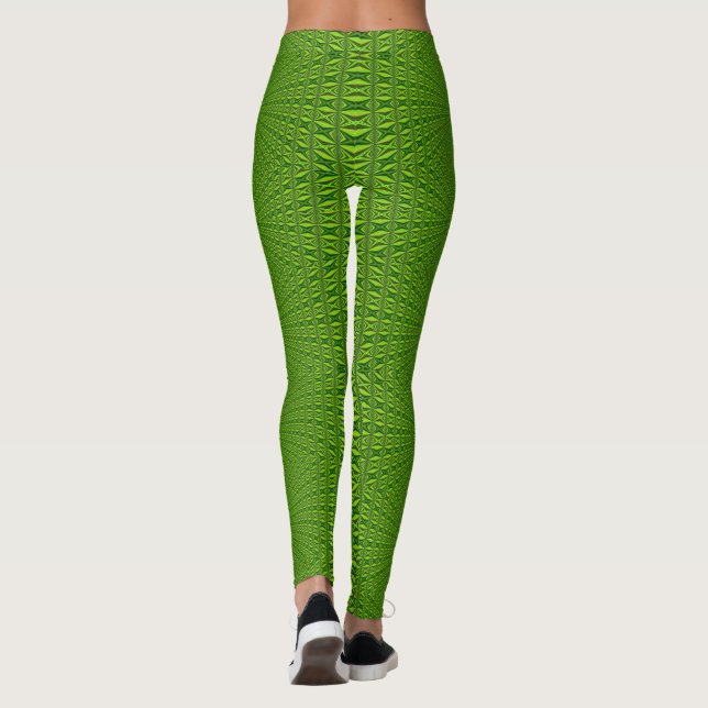 Emerald Diamonds  Leggings (Back)