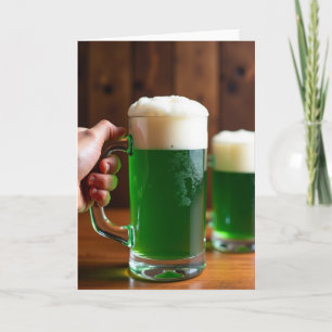 Emerald Drink Cheers Card