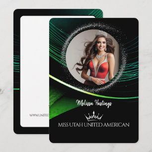 Emerald Dust Premium Pageant Promo Card