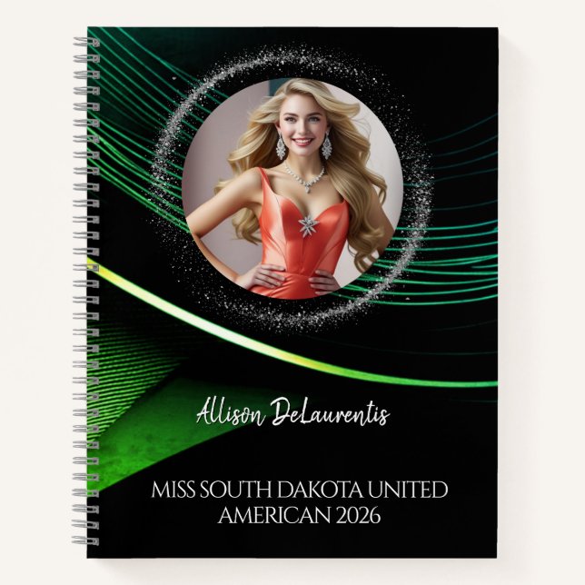 Emerald Dust Ultimate Pageant Checklist Notebook (Front)