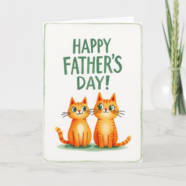 Emerald Fathers Day Art Card (Front)